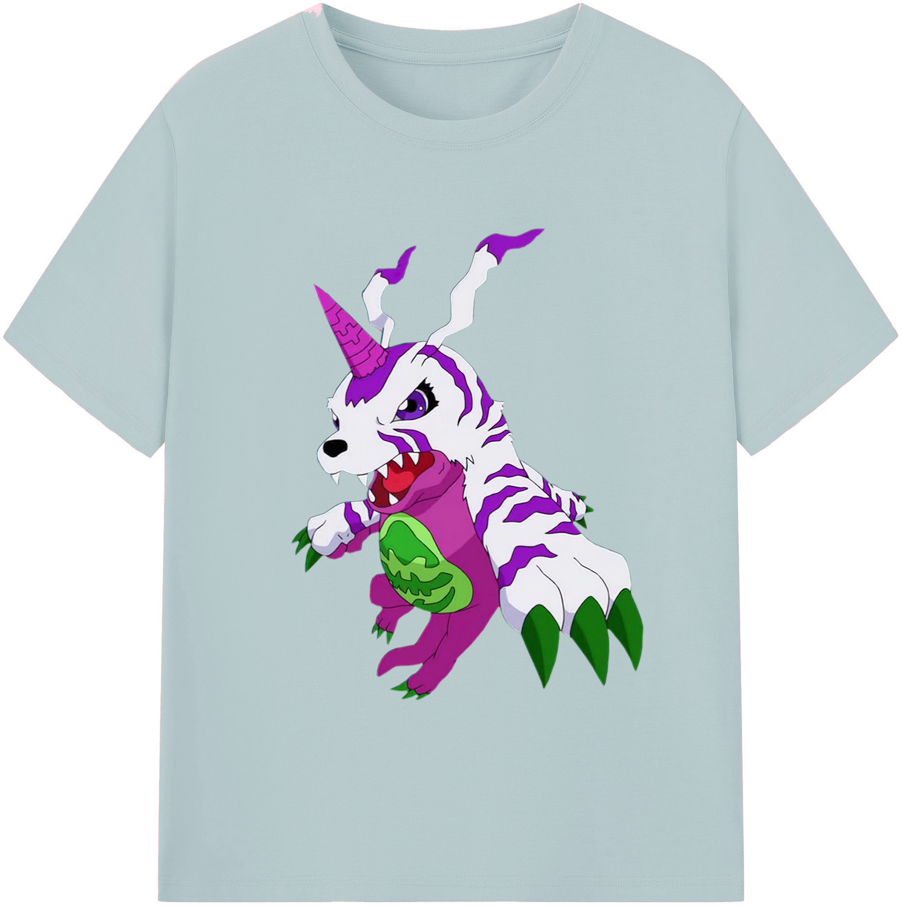 （画像用） Digimon デジタルモンスター/デジモン 綿100％半袖Tシャツ（フロントプリント）